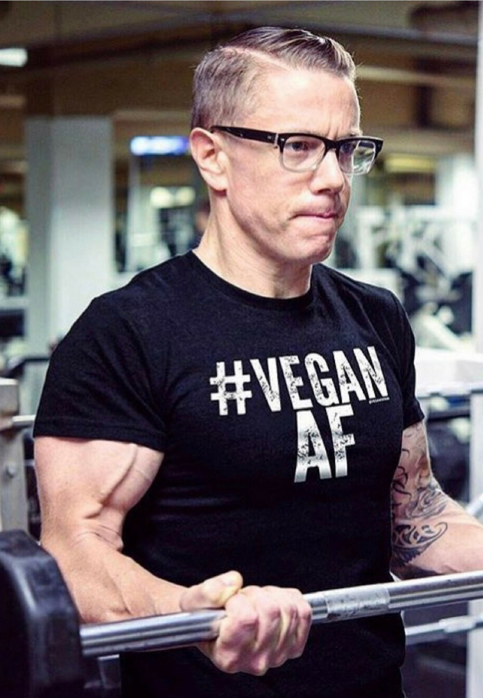 #VeganAF shirt original vegan design