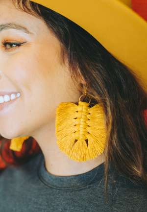 
            
                Load image into Gallery viewer, MACRAME EARRINGS (More Color Options)
            
        