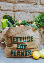 lettuce eat plants tote bag 