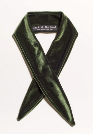 
            
                Load image into Gallery viewer, Kale Green SCARF TIE 
            
        