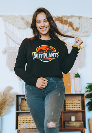 just plants vegan crop sweatshirt